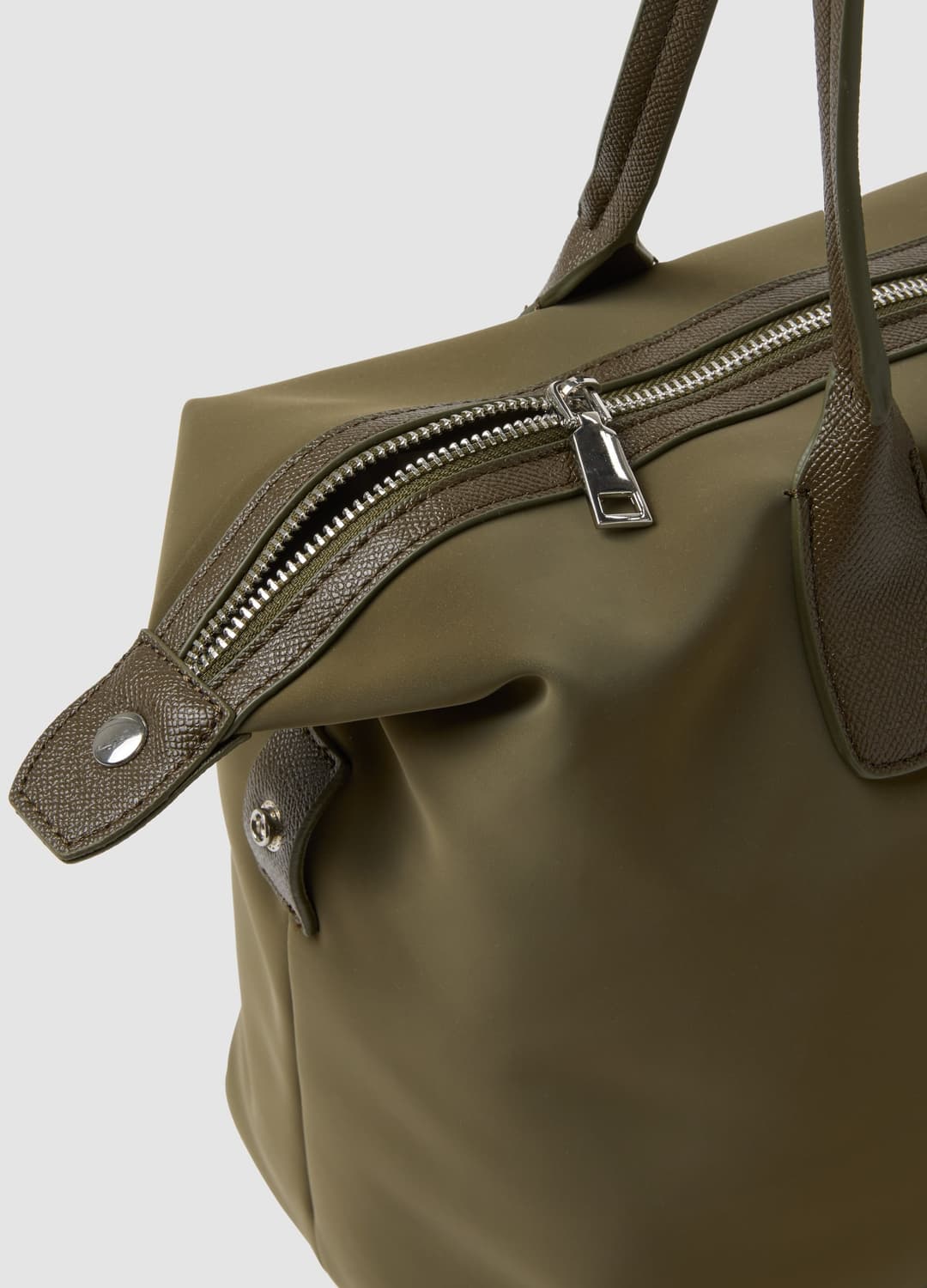 Borsa Verde A Mano Con Doppio Manico E Zip | OVS Borsa Verde A Mano Con Doppio Manico E Zip - 2 | OVS