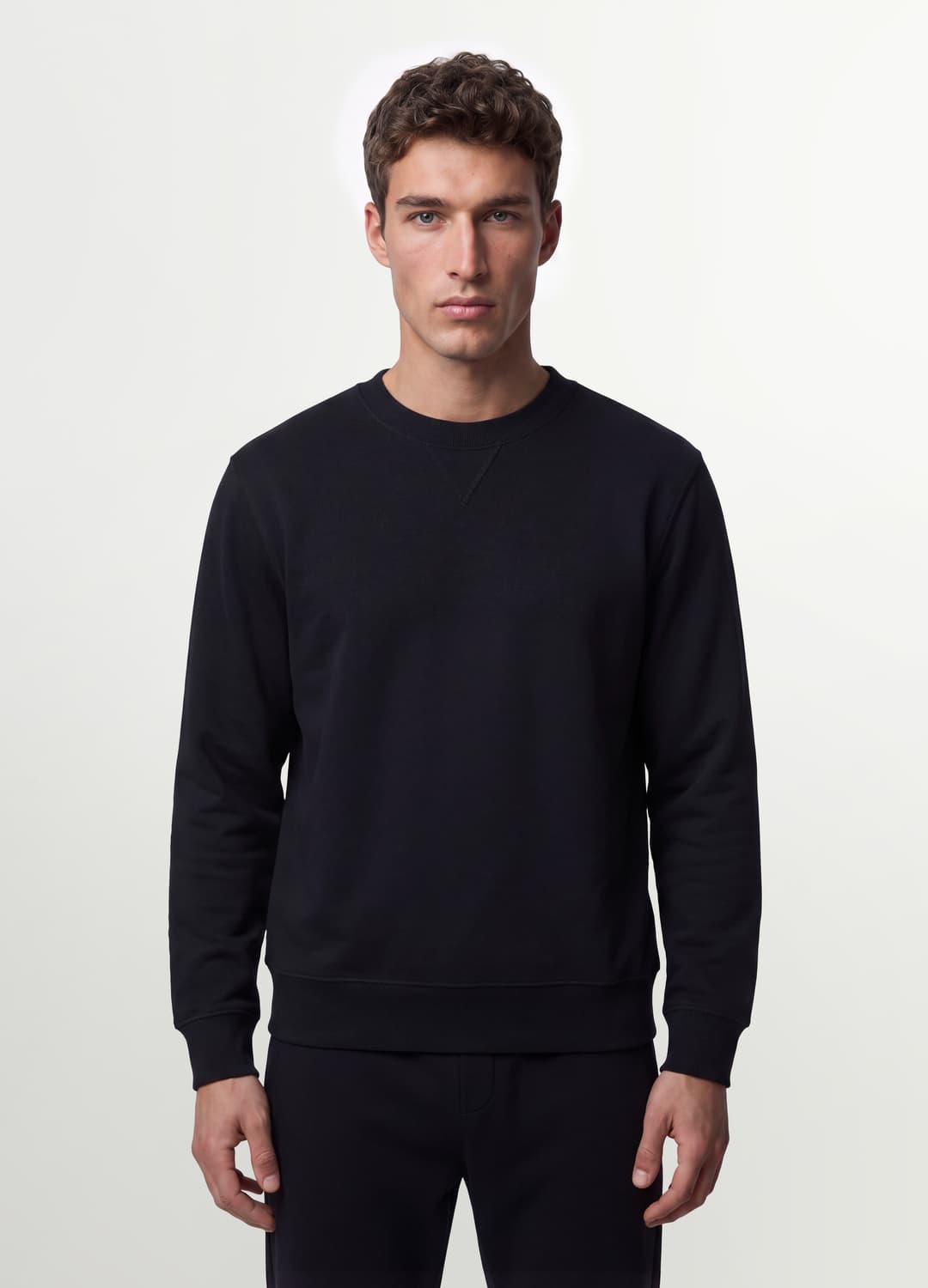 Felpa Blu Girocollo In Misto Cotone Regular Fit | OVS Felpa Blu Girocollo In Misto Cotone Regular Fit - 8 | OVS