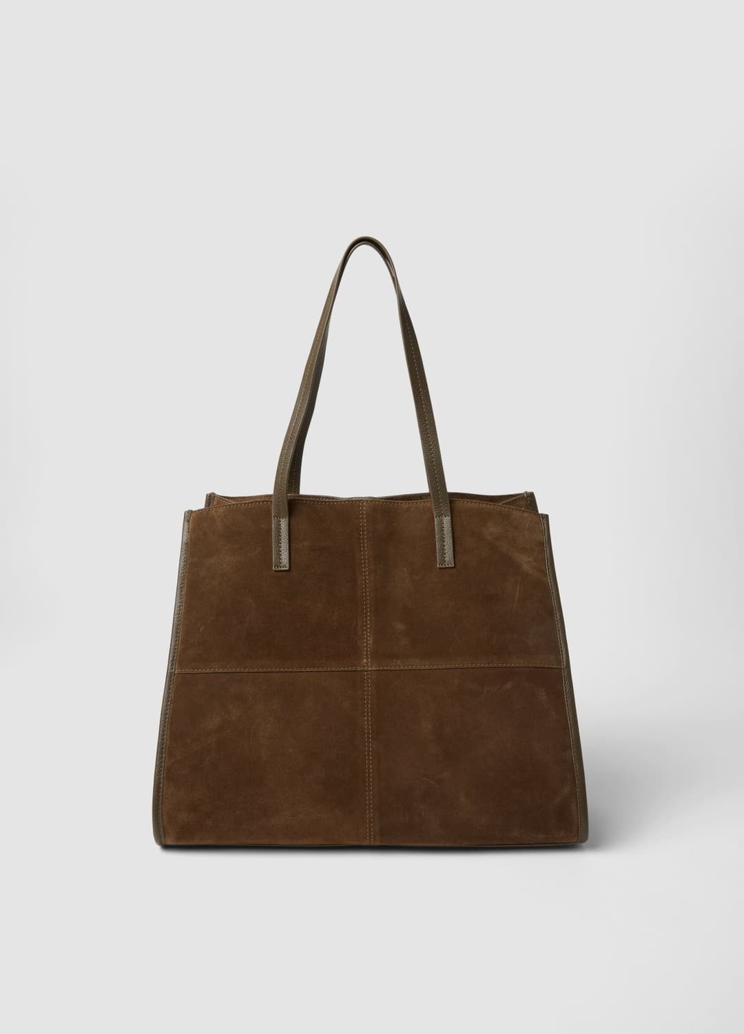 Borsa Marrone In Vera Pelle A Doppio Manico | OVS Borsa Marrone In Vera Pelle A Doppio Manico - 2 | OVS