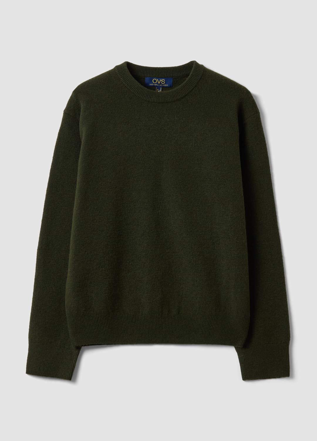 Brauner Stretchwoll-pullover Mit Rundhalsausschnitt | OVS Brauner Stretchwoll-pullover Mit Rundhalsausschnitt - 4 | OVS