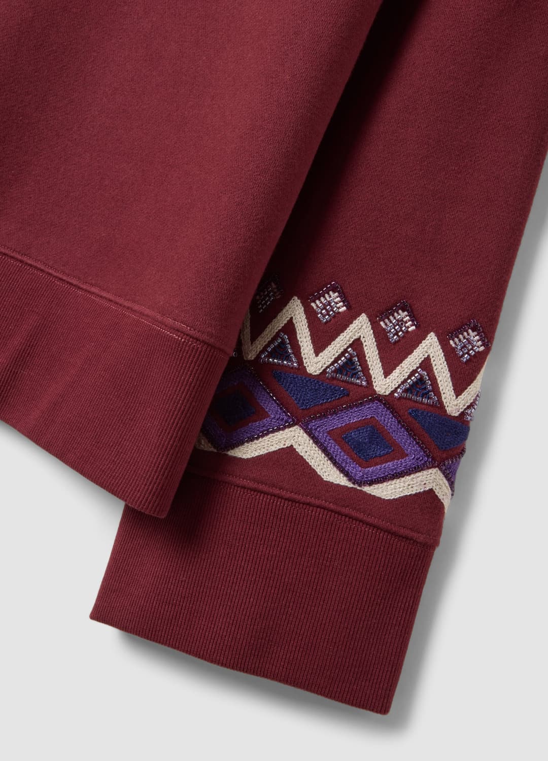 Felpa Rossa In Misto Cotone Con Fantasia Regular Fit | OVS Felpa Rossa In Misto Cotone Con Fantasia Regular Fit - 5 | OVS
