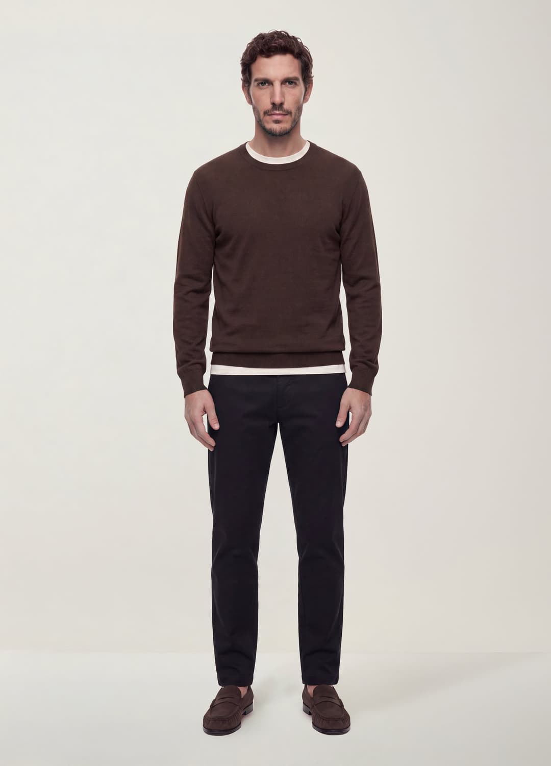 Pantaloni Chino Neri In Lyocell E Cotone Elasticizzato Slim Fit | OVS Pantaloni Chino Neri In Lyocell E Cotone Elasticizzato Slim Fit - 0 | OVS