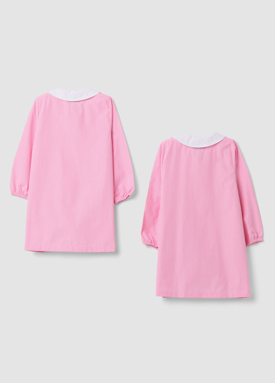 2er-pack Rosa Kindergartenkittel Für Mädchen Mit Weißem Kragen | OVS 2er-pack Rosa Kindergartenkittel Für Mädchen Mit Weißem Kragen - 1 | OVS