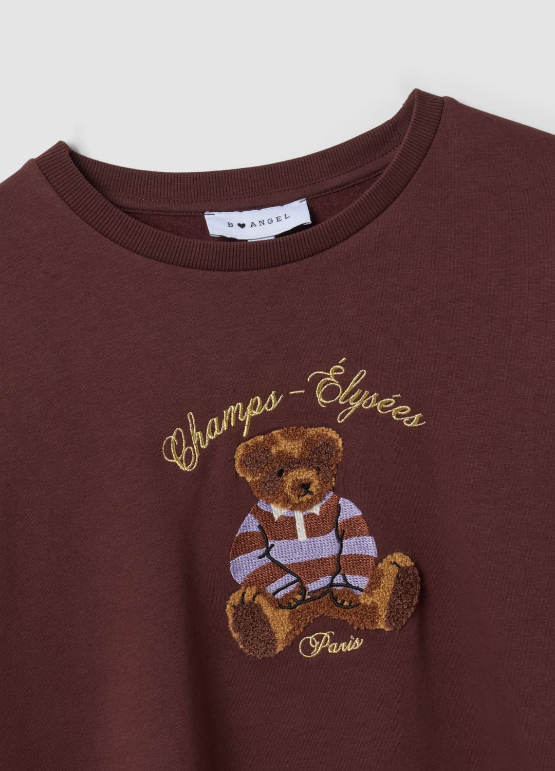 Braunes Sweatshirt Aus Baumwollmix Mit Rundhalsausschnitt Und Teddy-print | OVS Braunes Sweatshirt Aus Baumwollmix Mit Rundhalsausschnitt Und Teddy-print - 6 | OVS