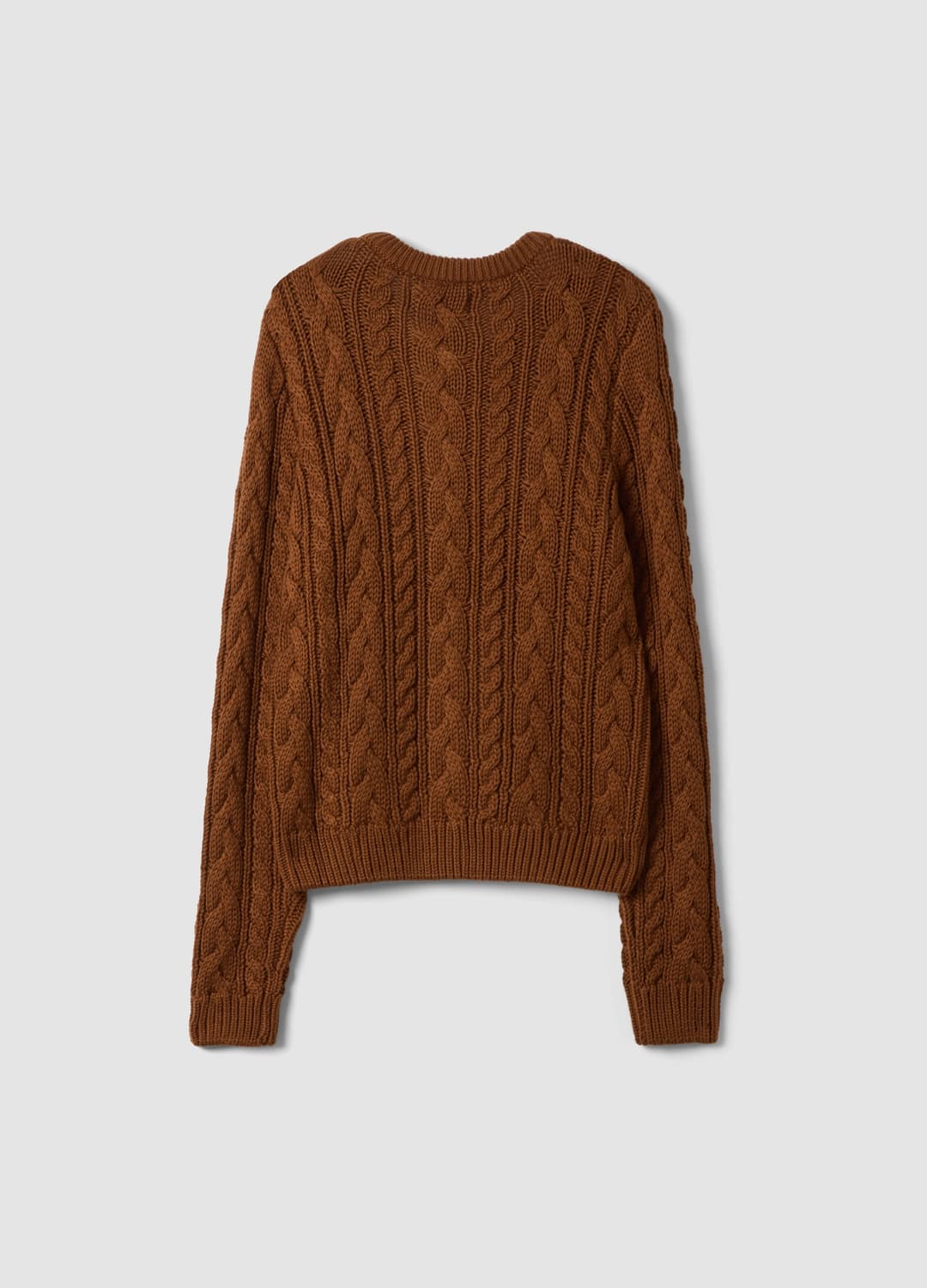 Cardigan Marrone In Misto Cotone A Trecce Regular Fit | OVS Cardigan Marrone In Misto Cotone A Trecce Regular Fit - 6 | OVS