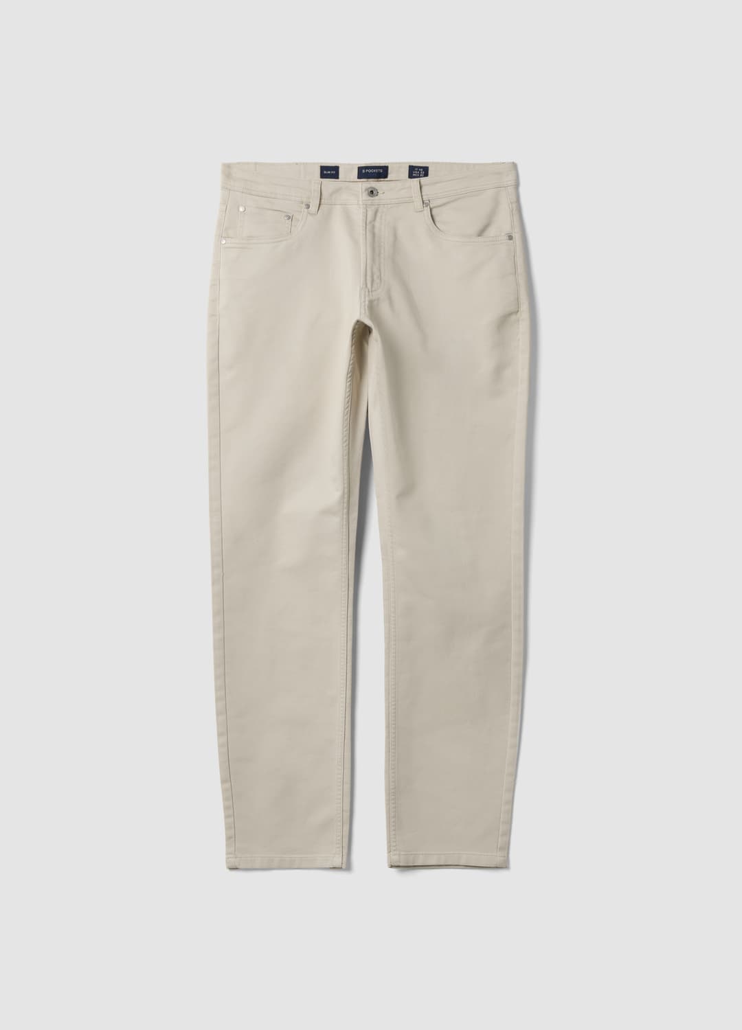 Pantaloni Verdi In Dobby Di Cotone Elasticizzato Slim Fit | OVS Pantaloni Verdi In Dobby Di Cotone Elasticizzato Slim Fit - 4 | OVS