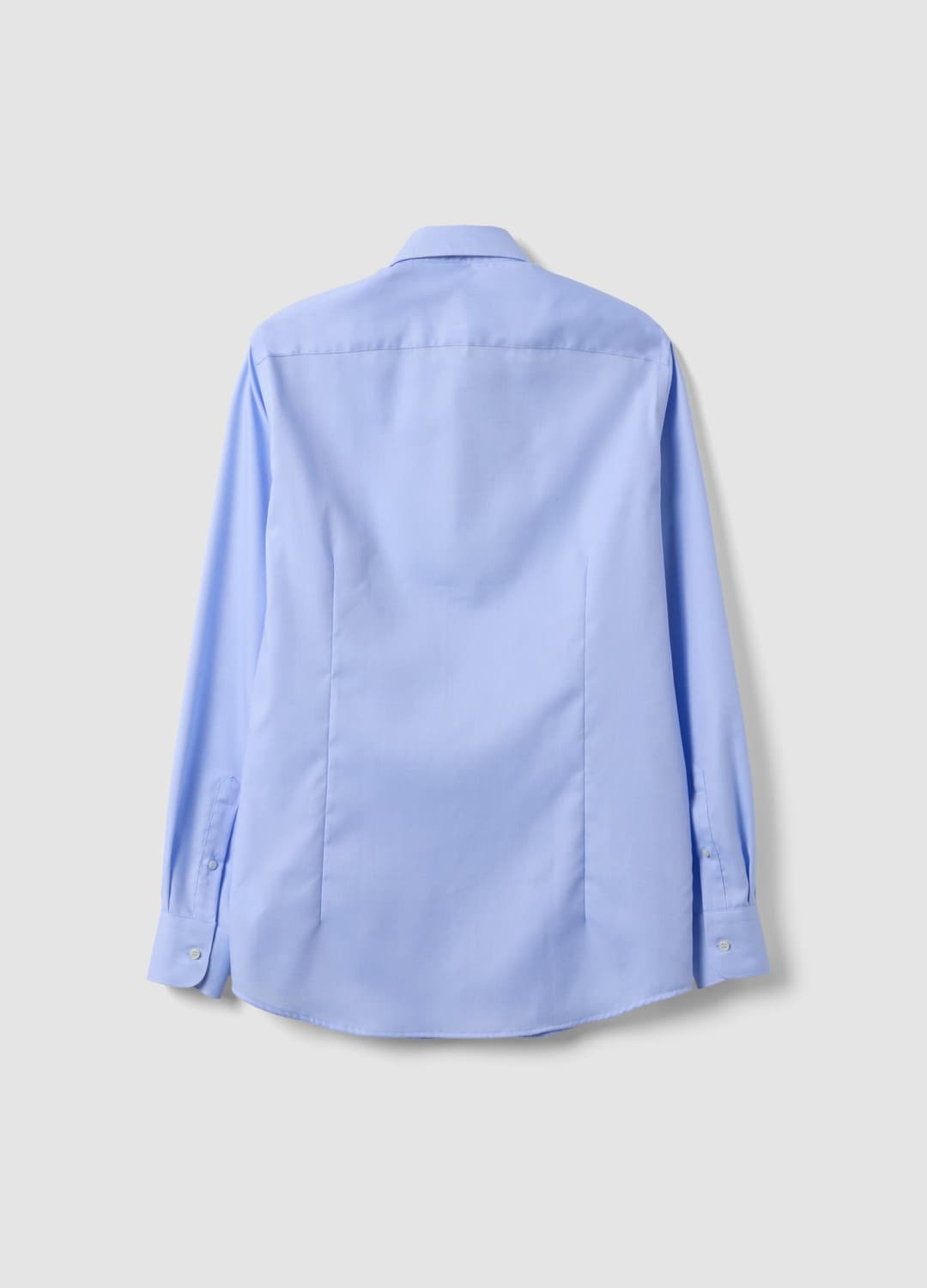 Camicia Azzurra Slim Fit In Puro Cotone Con Colletto Francese No Iron | OVS Camicia Azzurra Slim Fit In Puro Cotone Con Colletto Francese No Iron - 5 | OVS