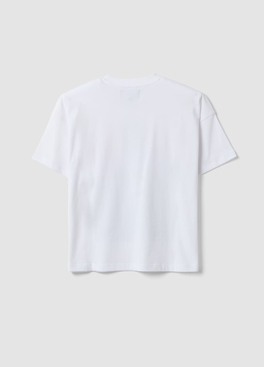 T-shirt Bianca In Puro Cotone Con Stampa Floreale Regular Fit | OVS T-shirt Bianca In Puro Cotone Con Stampa Floreale Regular Fit - 6 | OVS