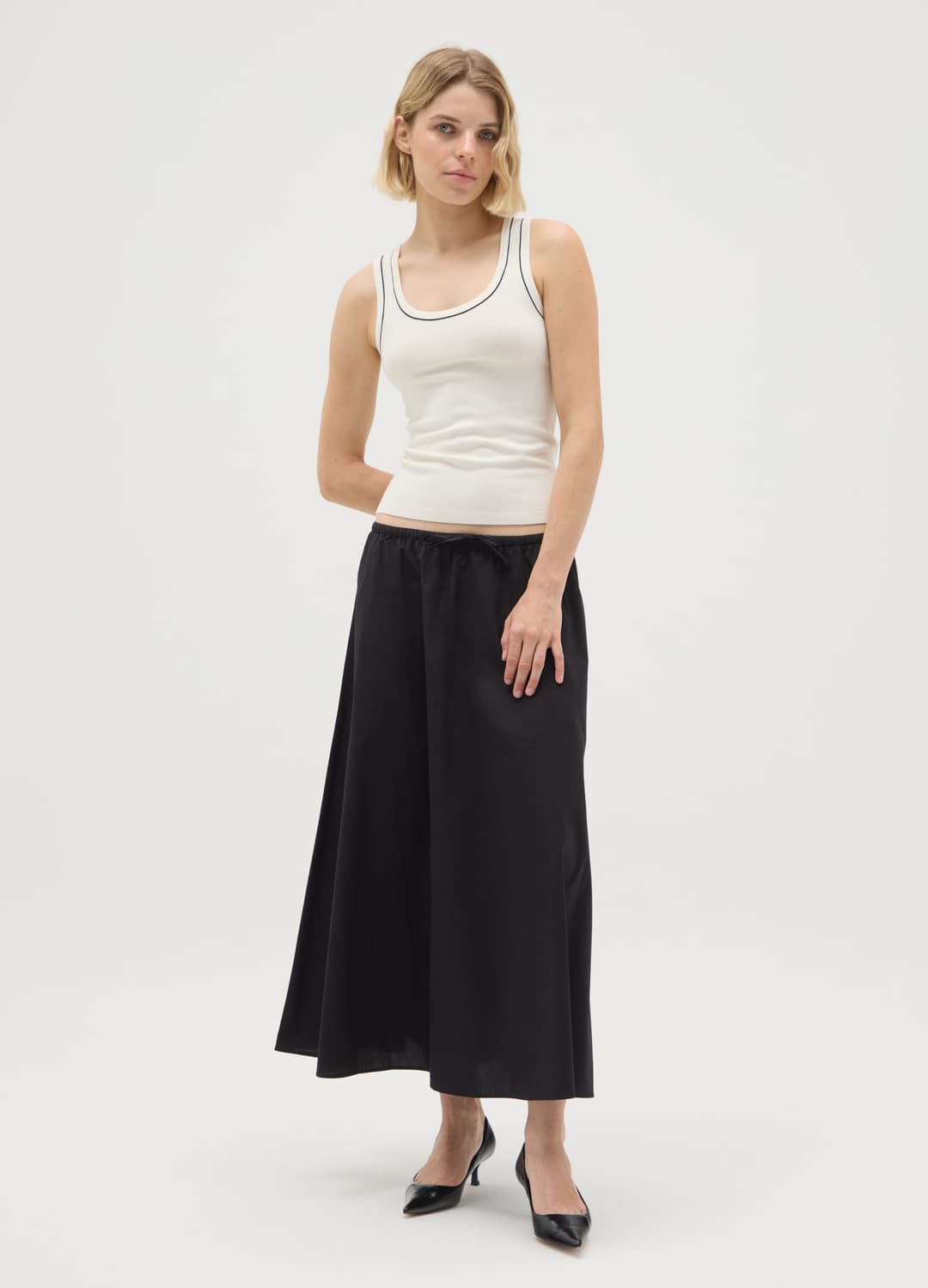 Top Bianco Smanicato Vestibilità Regular | OVS Top Bianco Smanicato Vestibilità Regular - 2 | OVS