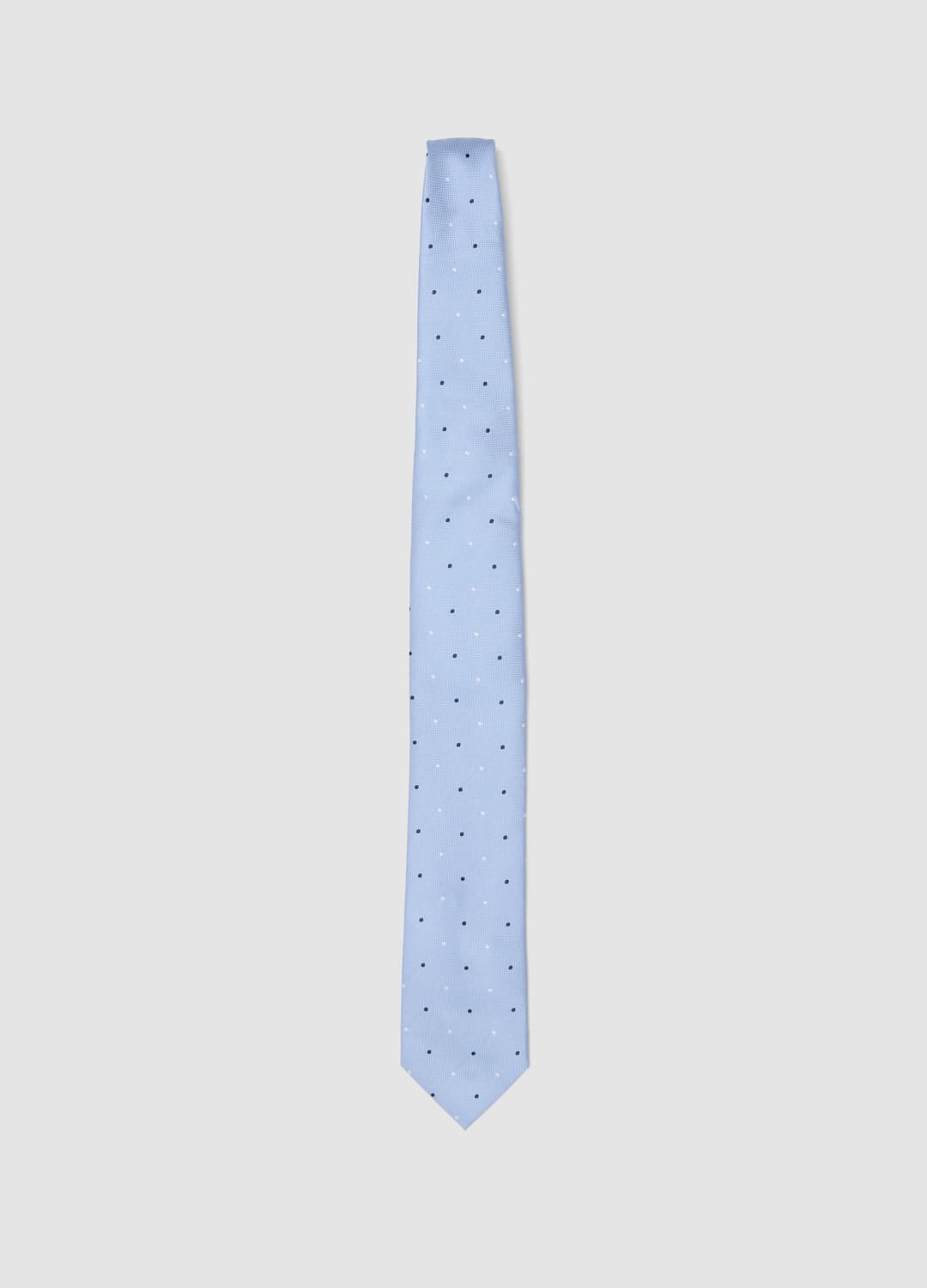 Hellblaue Krawatte Mit 7,5 Cm Klingenbreite Und Tupfenmuster | OVS Hellblaue Krawatte Mit 7,5 Cm Klingenbreite Und Tupfenmuster - 0 | OVS