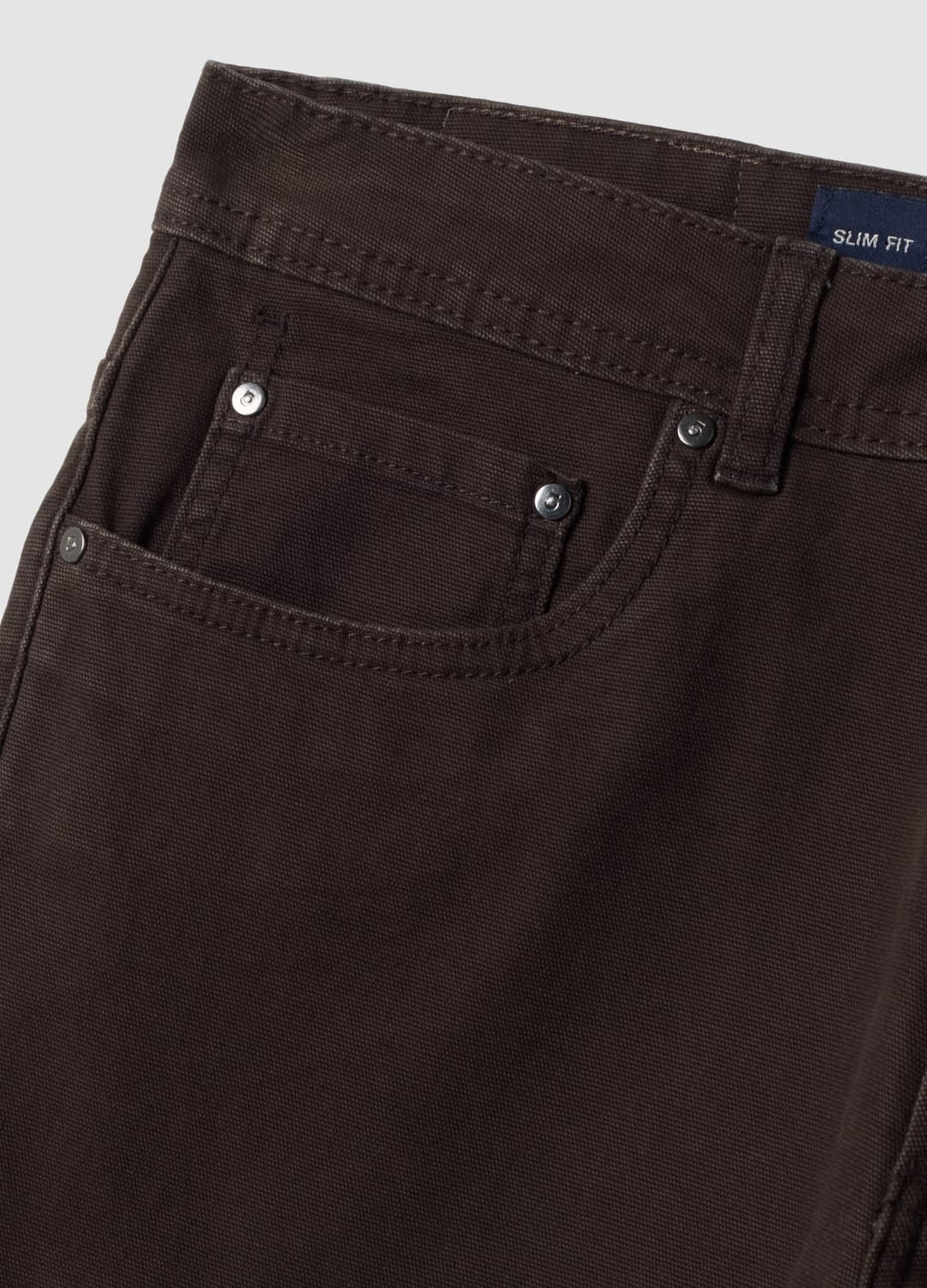 Braune Slim-fit-hose Aus Stretch-baumwolle | OVS Braune Slim-fit-hose Aus Stretch-baumwolle - 1 | OVS