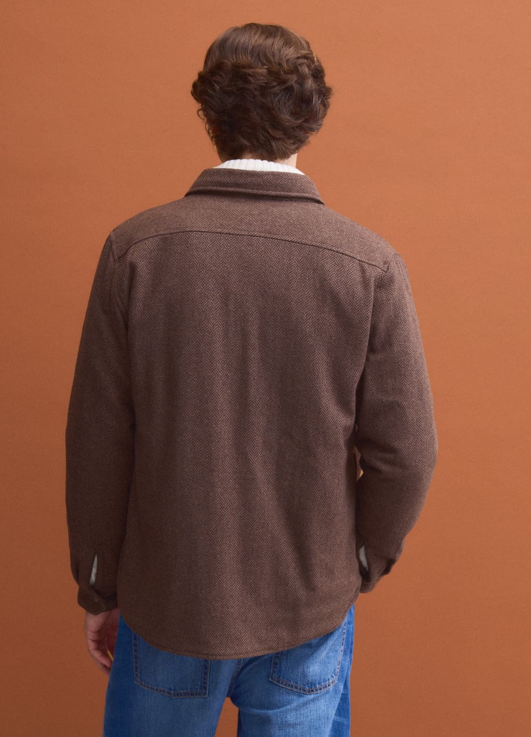 Shacket Marrone In Misto Lana E Viscosa | OVS Shacket Marrone In Misto Lana E Viscosa - 3 | OVS
