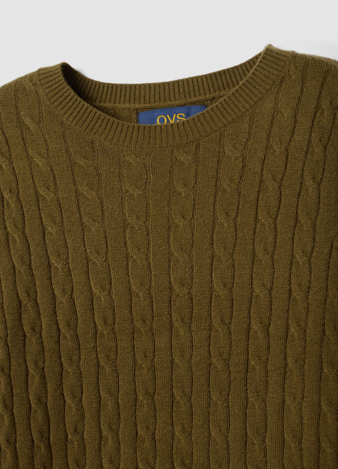 Roter Zopfmuster-pullover Mit Rundhalsausschnitt | OVS Roter Zopfmuster-pullover Mit Rundhalsausschnitt - 5 | OVS