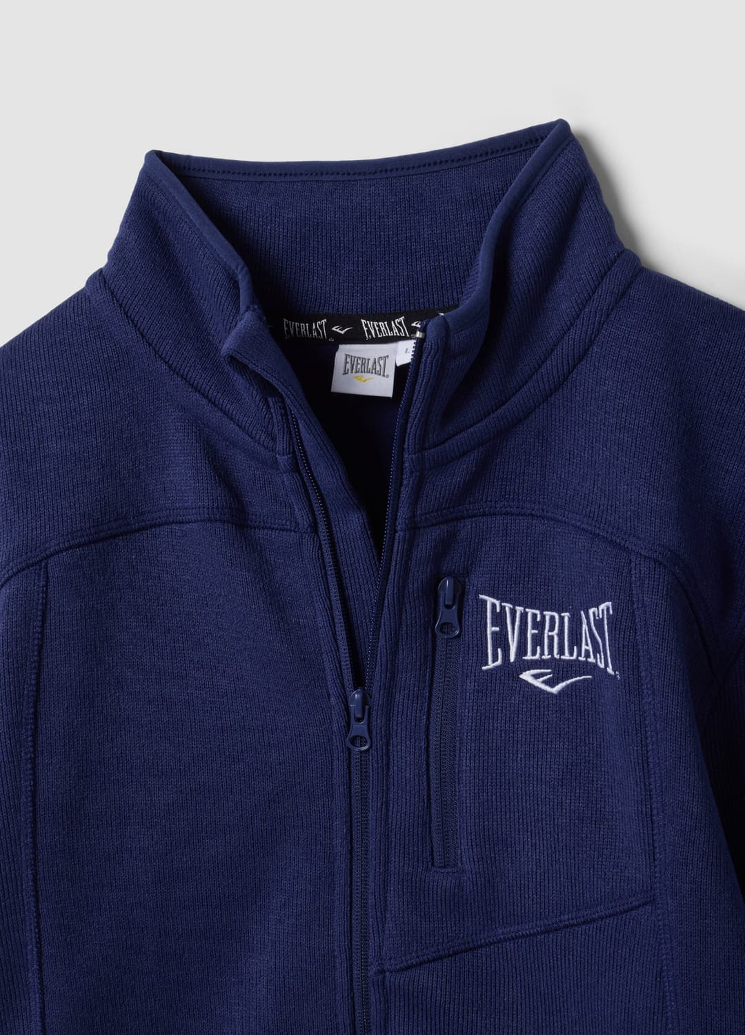 Felpa Blu Full Zip Con Collo Alto E Logo | OVS Felpa Blu Full Zip Con Collo Alto E Logo - 5 | OVS