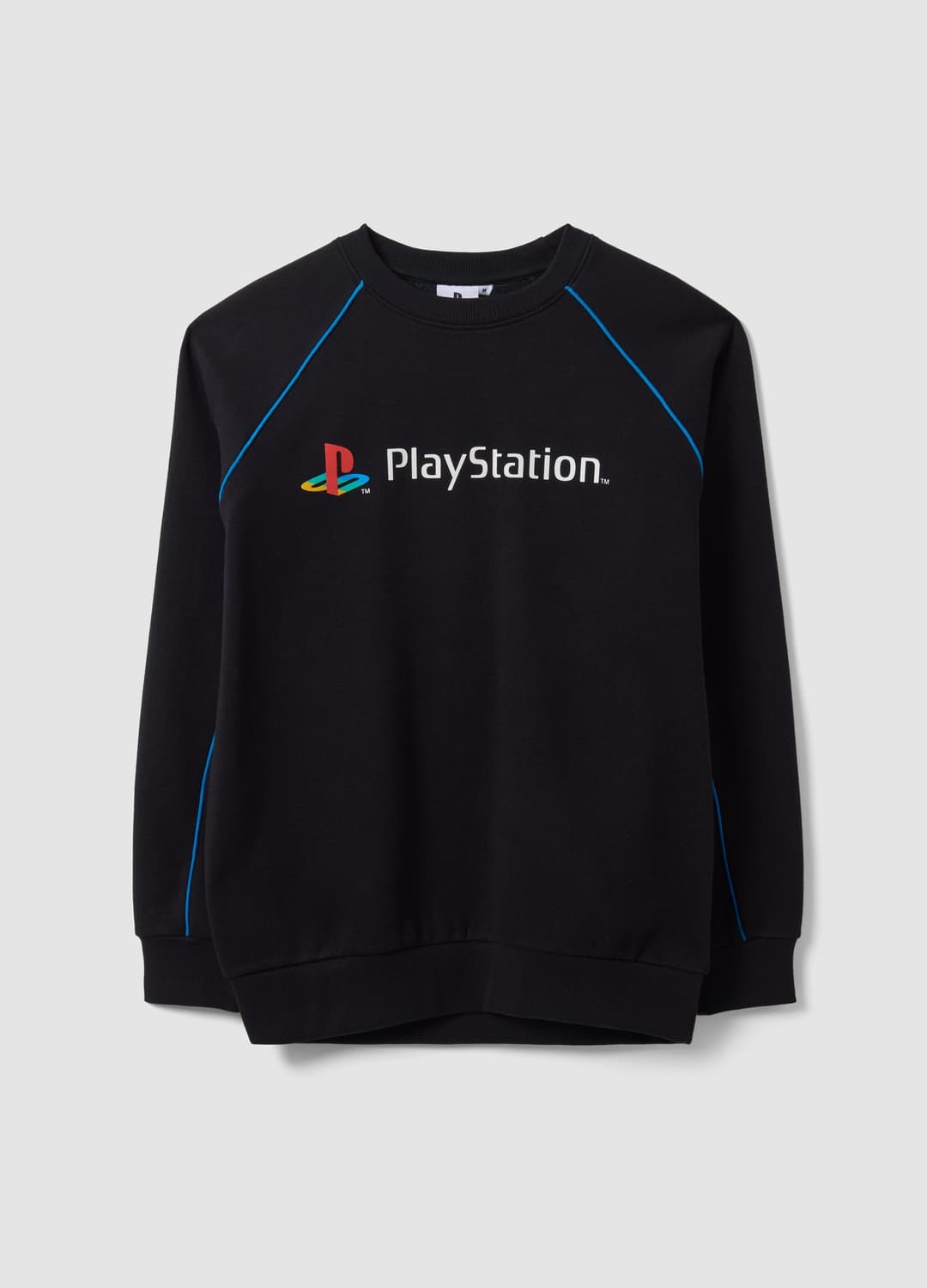 Felpa Nera In Misto Cotone Con Stampa Playstation | OVS Felpa Nera In Misto Cotone Con Stampa Playstation - 4 | OVS