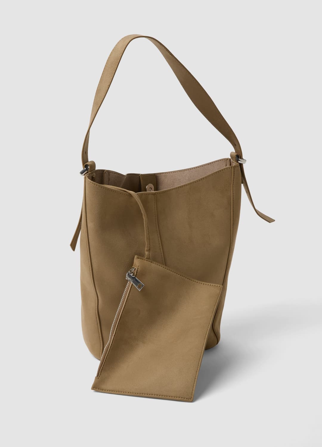 Borsa Marrone A Spalla In Tessuto Elasticizzato | OVS Borsa Marrone A Spalla In Tessuto Elasticizzato - 2 | OVS