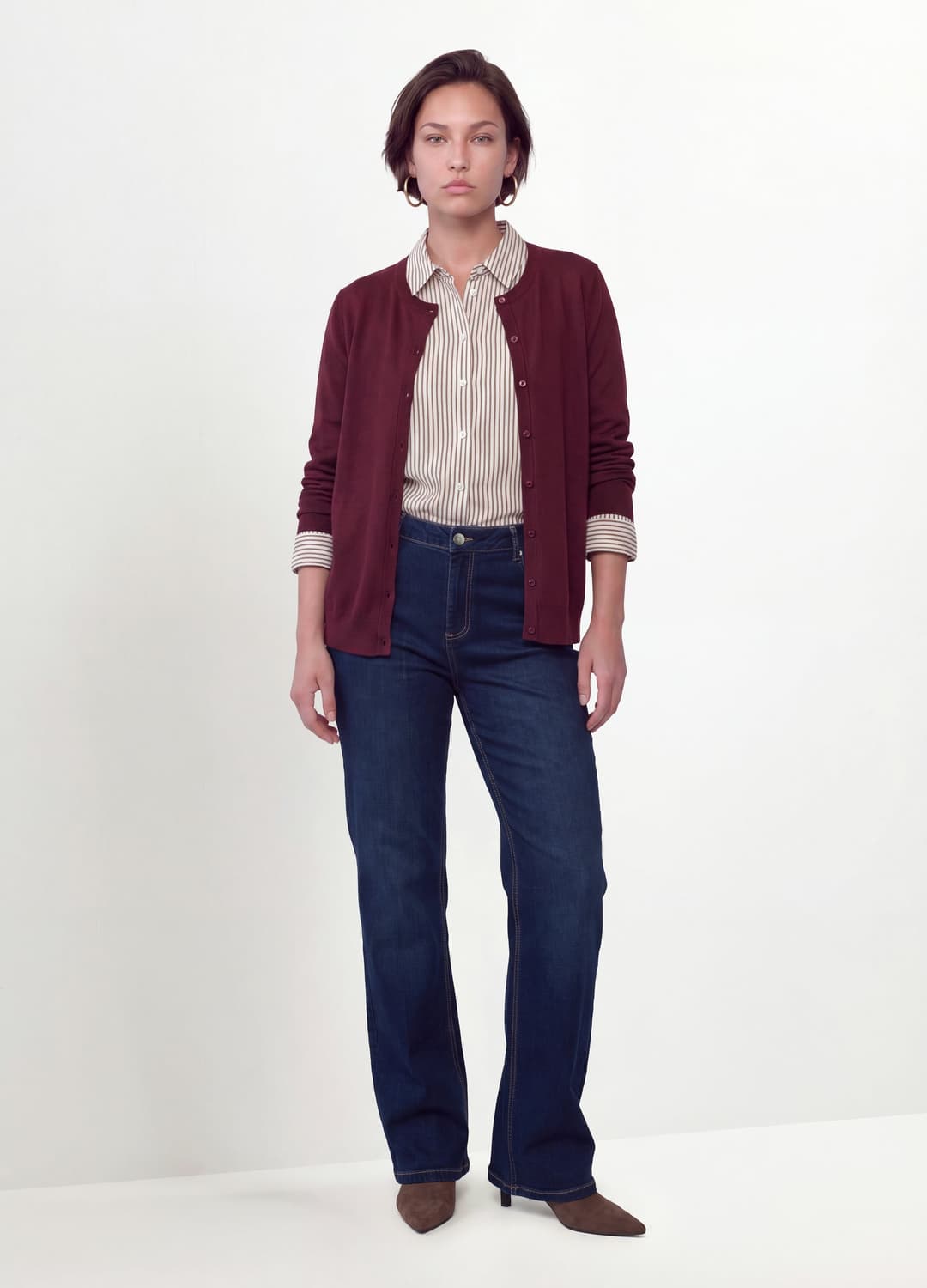 Cardigan Rosso In Misto Viscosa Con Bottoni Regular Fit | OVS Cardigan Rosso In Misto Viscosa Con Bottoni Regular Fit - 1 | OVS