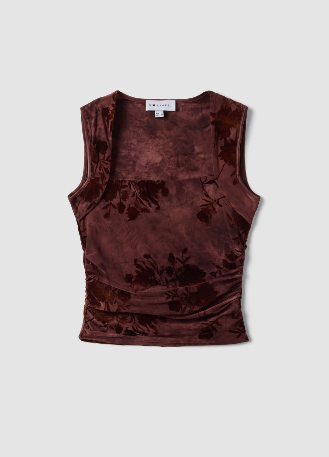 Top Fitted Rosso In Tessuto Elasticizzato Con Fantasia Floreale | OVS Top Fitted Rosso In Tessuto Elasticizzato Con Fantasia Floreale - 4 | OVS