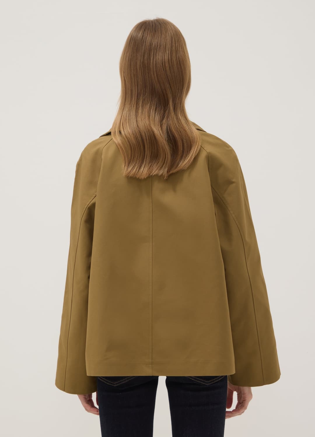 Grüne Jacke Aus Reiner Baumwolle Mit Knöpfen | OVS Grüne Jacke Aus Reiner Baumwolle Mit Knöpfen - 3 | OVS