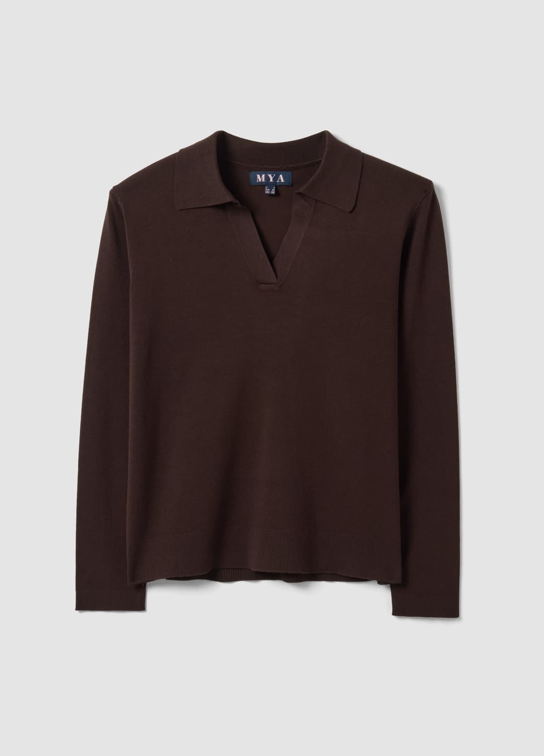 Brauner Pullover Aus Viskosemix Mit Polokragen Und Oversize-fit | OVS Brauner Pullover Aus Viskosemix Mit Polokragen Und Oversize-fit - 4 | OVS