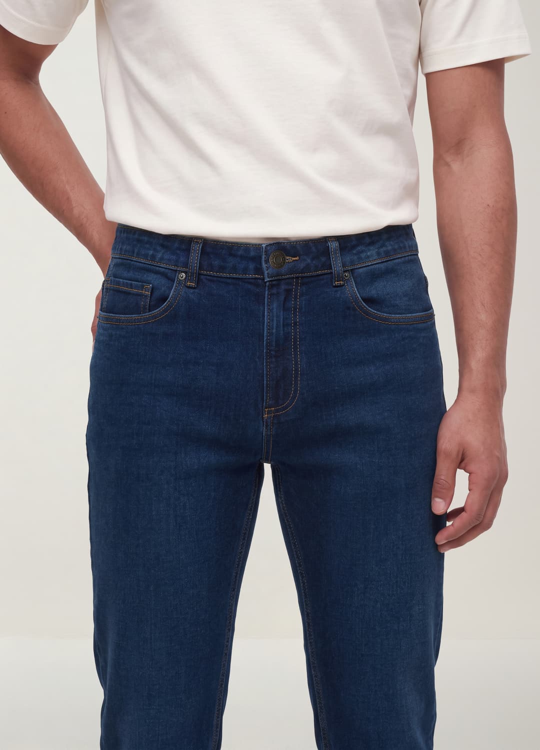 Hellblaue Slim-fit-jeans Aus Baumwoll-viskose-mix | OVS Hellblaue Slim-fit-jeans Aus Baumwoll-viskose-mix - 10 | OVS