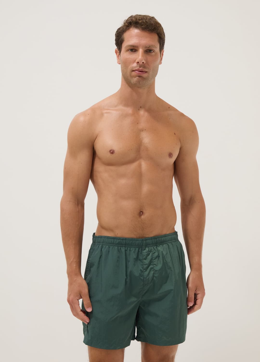 Boxer Mare Verde Con Vita Elasticizzata | OVS Boxer Mare Verde Con Vita Elasticizzata - 0 | OVS