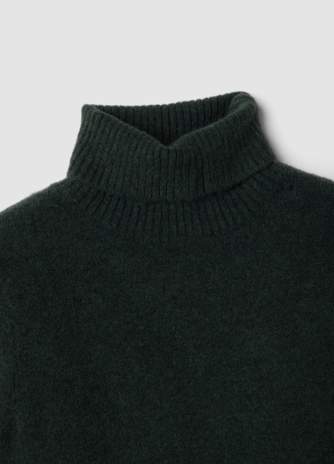 Grüner Rollkragenpullover Aus Elastischer Viskose | OVS Grüner Rollkragenpullover Aus Elastischer Viskose - 1 | OVS