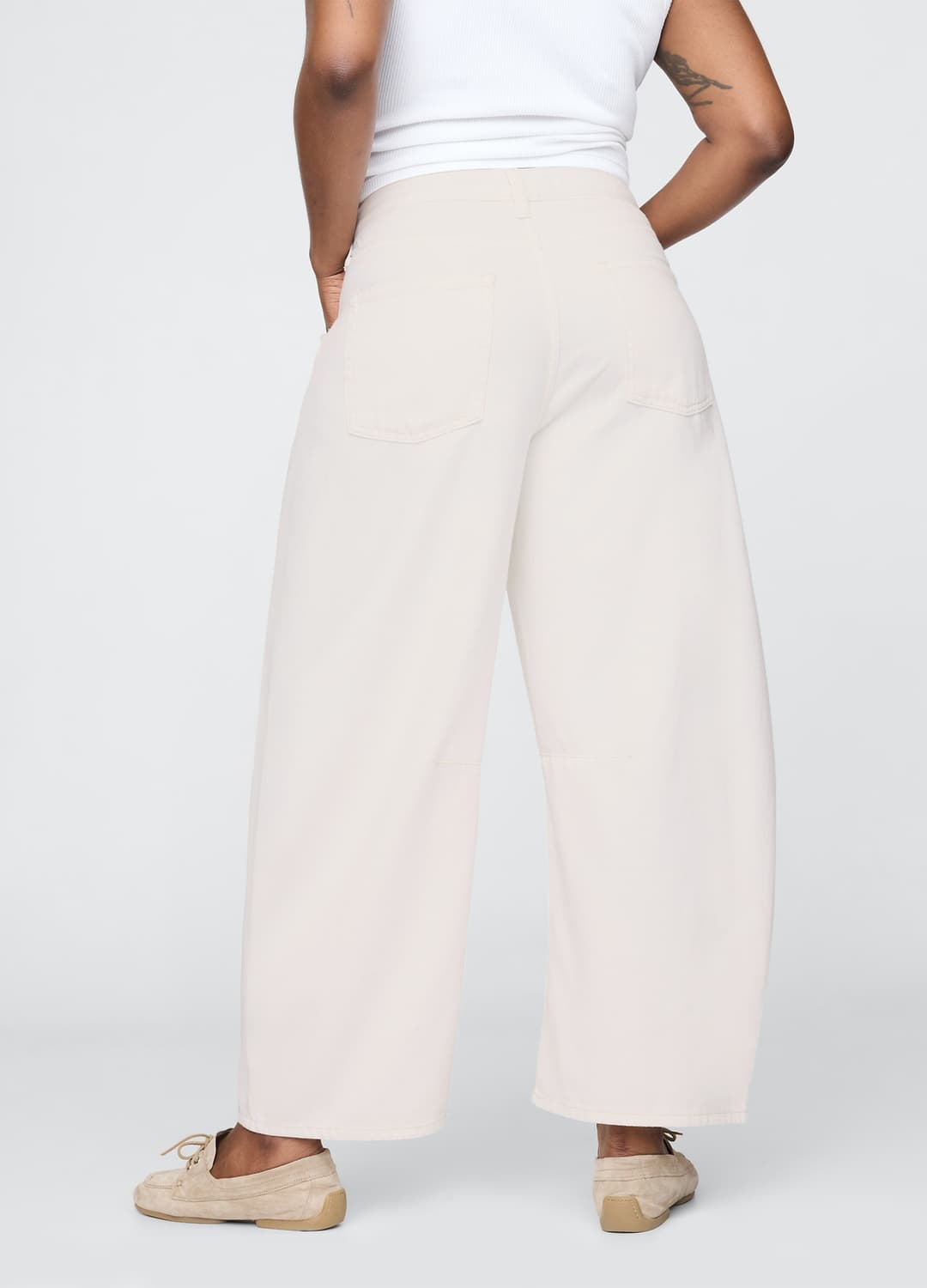 Pantaloni Ampi Bianchi In Cotone | OVS Pantaloni Ampi Bianchi In Cotone - 5 | OVS