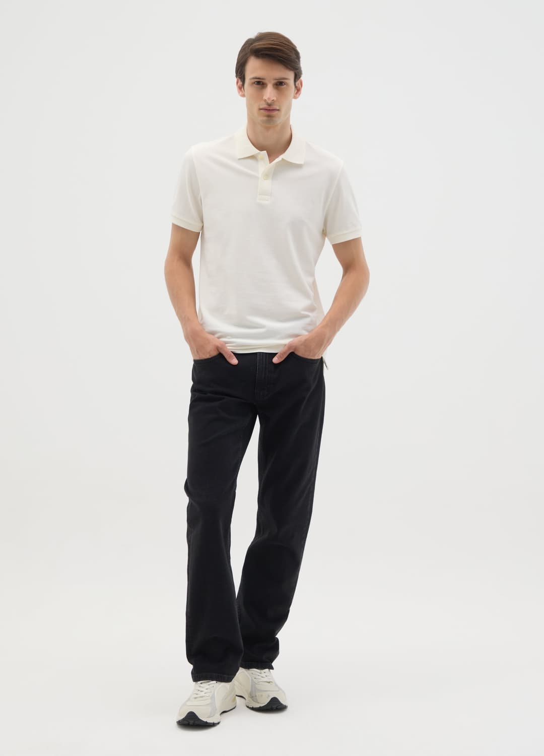 Jeans Da Uomo In Denim Nero Regular Fit | OVS Jeans Da Uomo In Denim Nero Regular Fit - 0 | OVS
