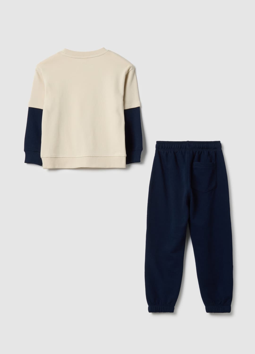 Set Felpa Pantalone Multicolor Da Bambino In Misto Cotone Over Fit | OVS Set Felpa Pantalone Multicolor Da Bambino In Misto Cotone Over Fit - 1 | OVS