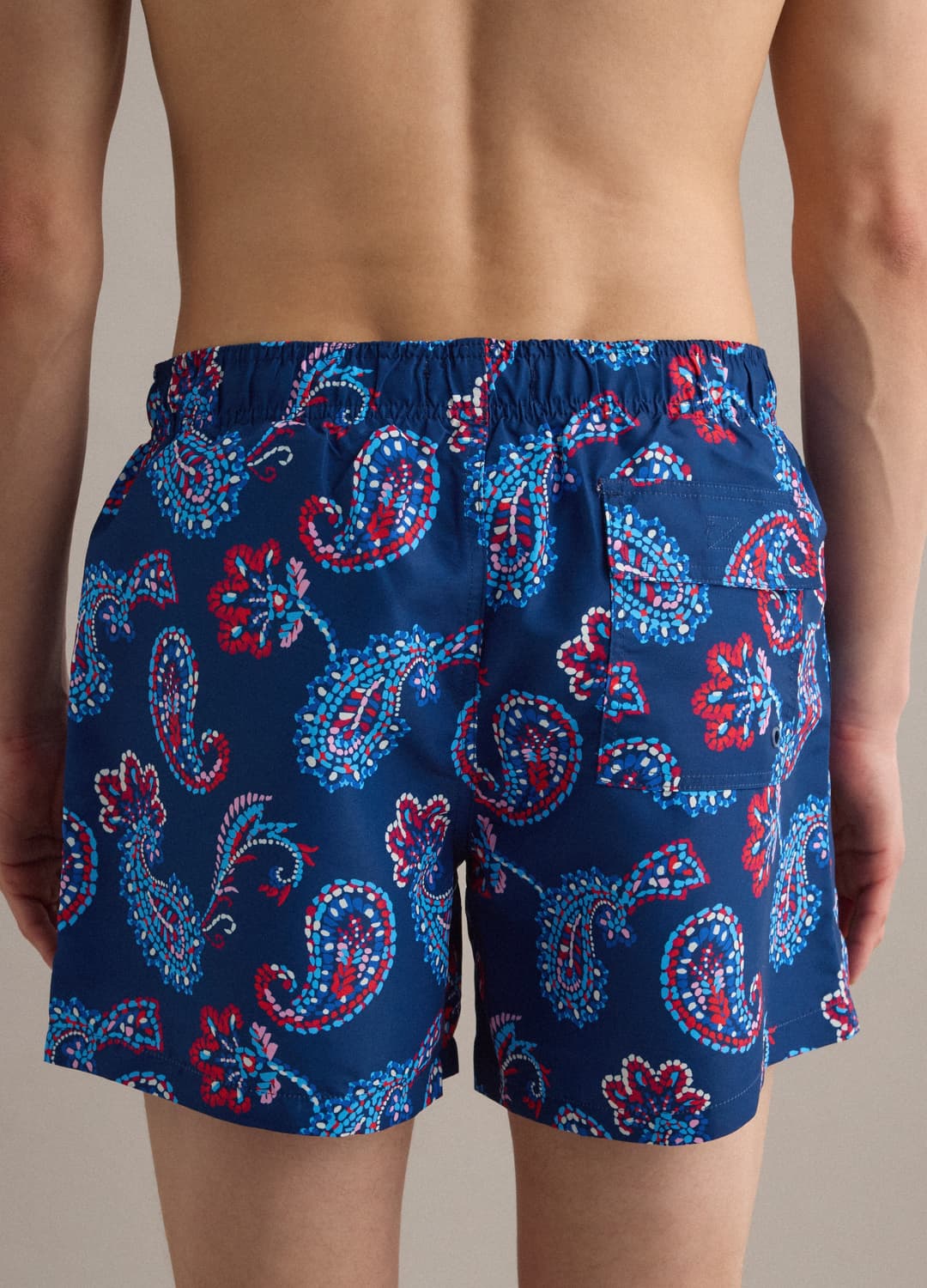 Boxer Mare Blu Con Stampa Paisley E Coulisse | OVS Boxer Mare Blu Con Stampa Paisley E Coulisse - 3 | OVS