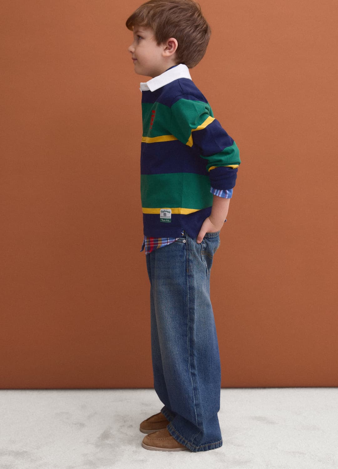 Jeans Blu In Puro Cotone Skater Fit Per Bambino | OVS Jeans Blu In Puro Cotone Skater Fit Per Bambino - 2 | OVS