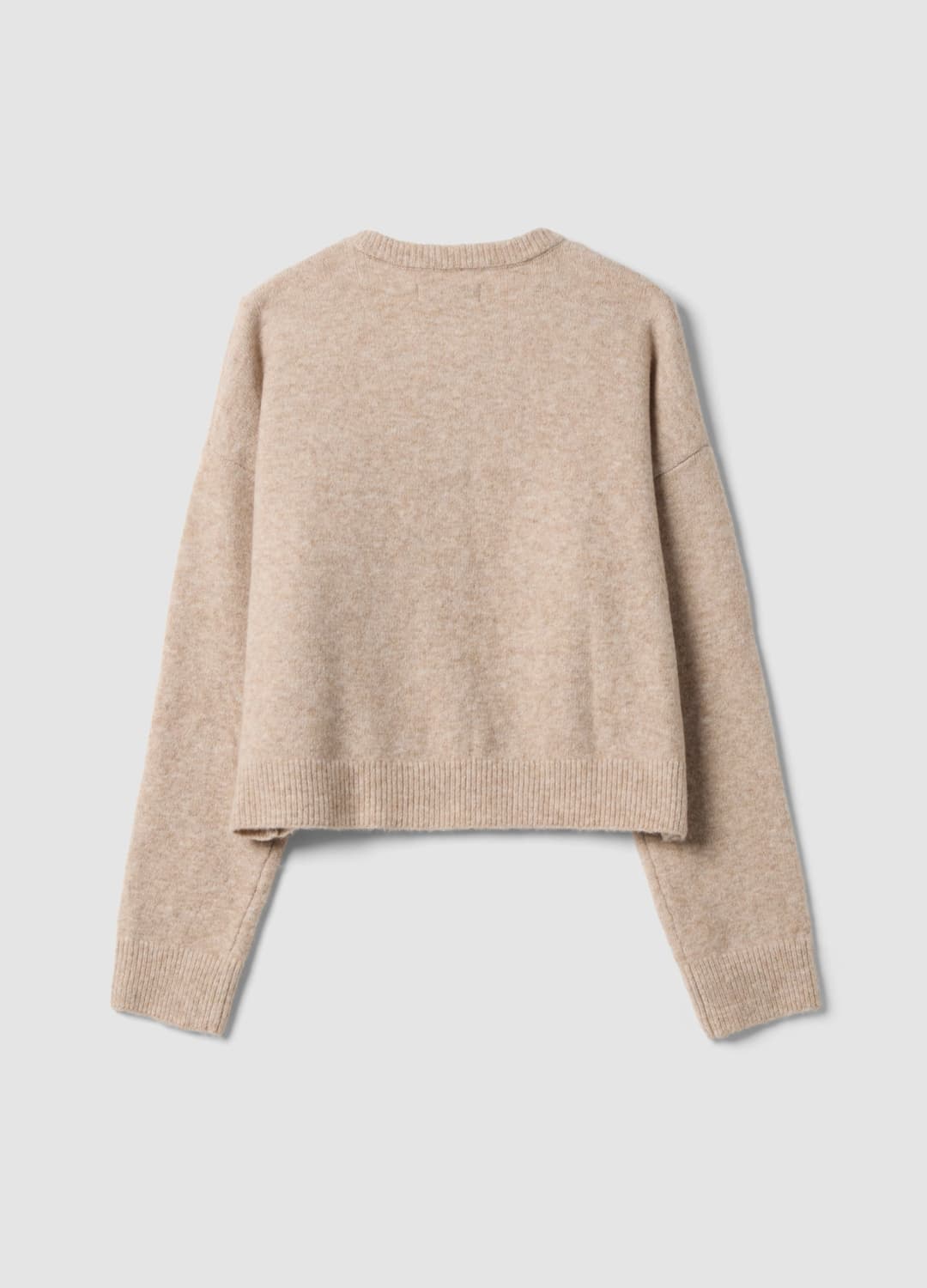 Cardigan Beige In Tessuto Elasticizzato Con Girocollo Over Fit | OVS Cardigan Beige In Tessuto Elasticizzato Con Girocollo Over Fit - 2 | OVS