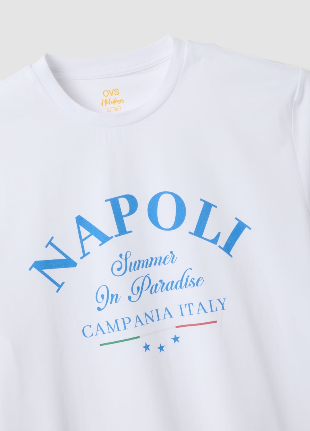 T-shirt Bianca In Puro Cotone Con Stampa Regular Fit | OVS T-shirt Bianca In Puro Cotone Con Stampa Regular Fit - 5 | OVS
