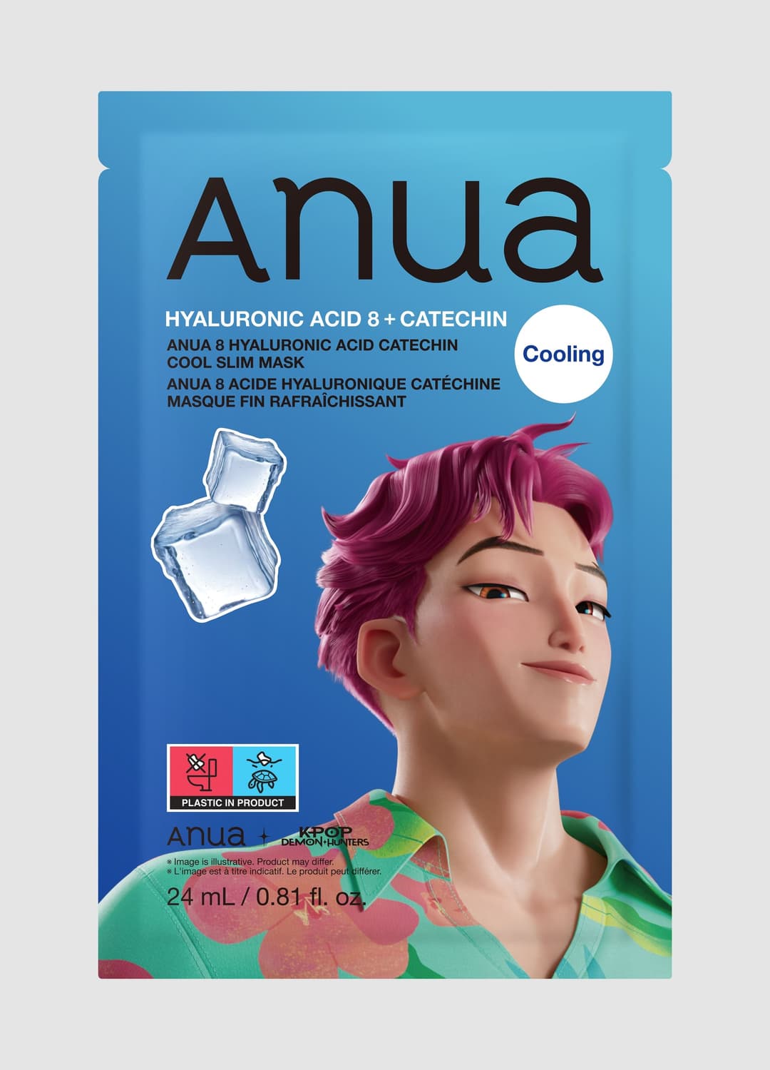 8 Hyaluronsäure-catechin Cool Slim Maske 24 Ml | Anua K-pop Demon Hunters | OVS 8 Hyaluronsäure-catechin Cool Slim Maske 24 Ml | Anua K-pop Demon Hunters - 0 | OVS