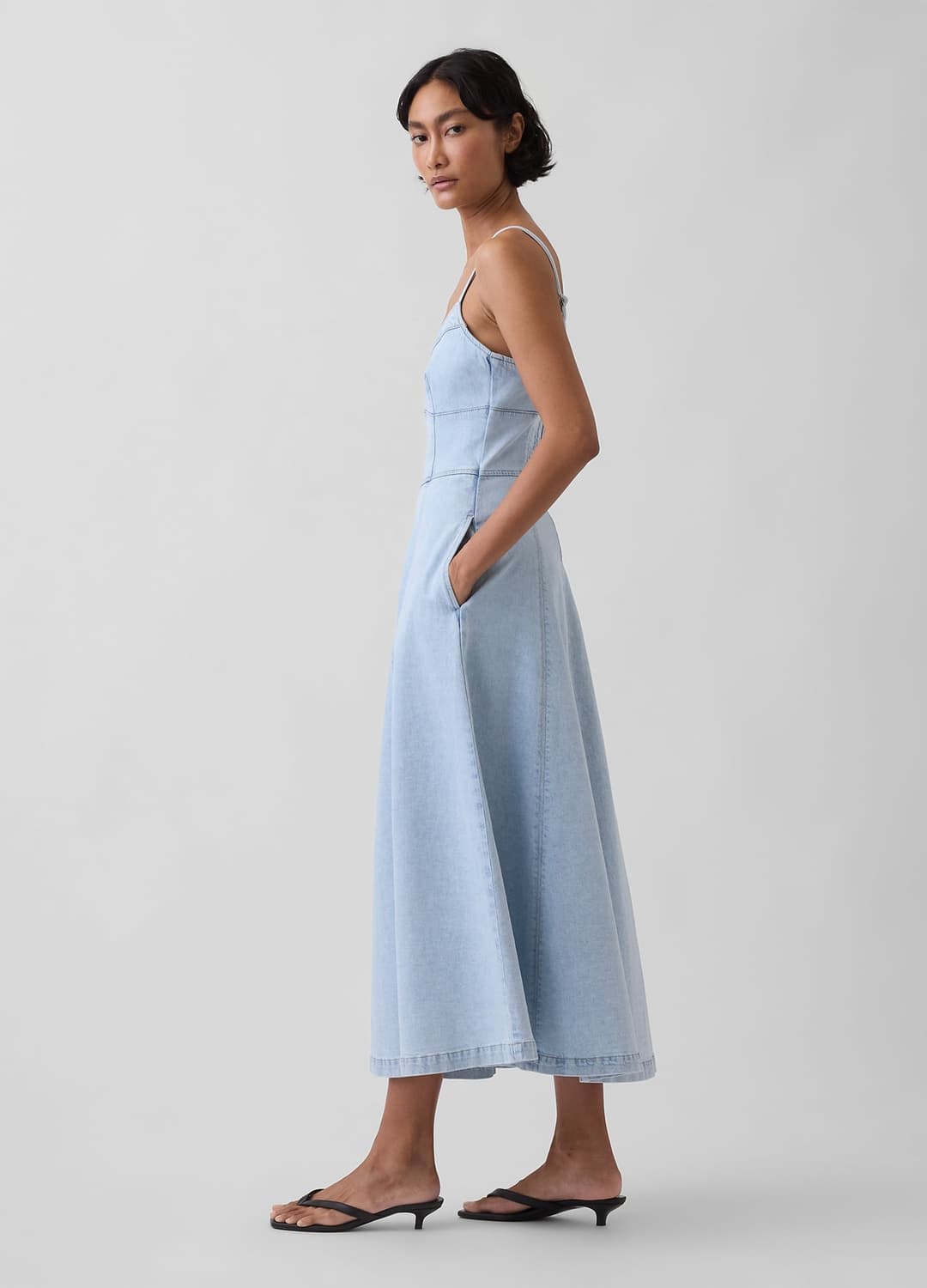 Abito Midi In Cotone Elasticizzato | OVS Abito Midi In Cotone Elasticizzato - 2 | OVS
