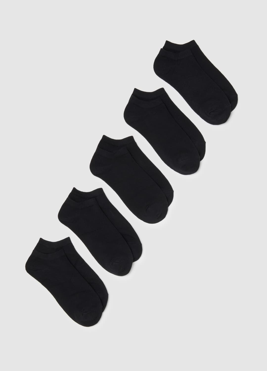 Multipack Schwarze Kurze Socken Aus Baumwollmischung Mit Regular Fit | OVS Multipack Schwarze Kurze Socken Aus Baumwollmischung Mit Regular Fit - 0 | OVS