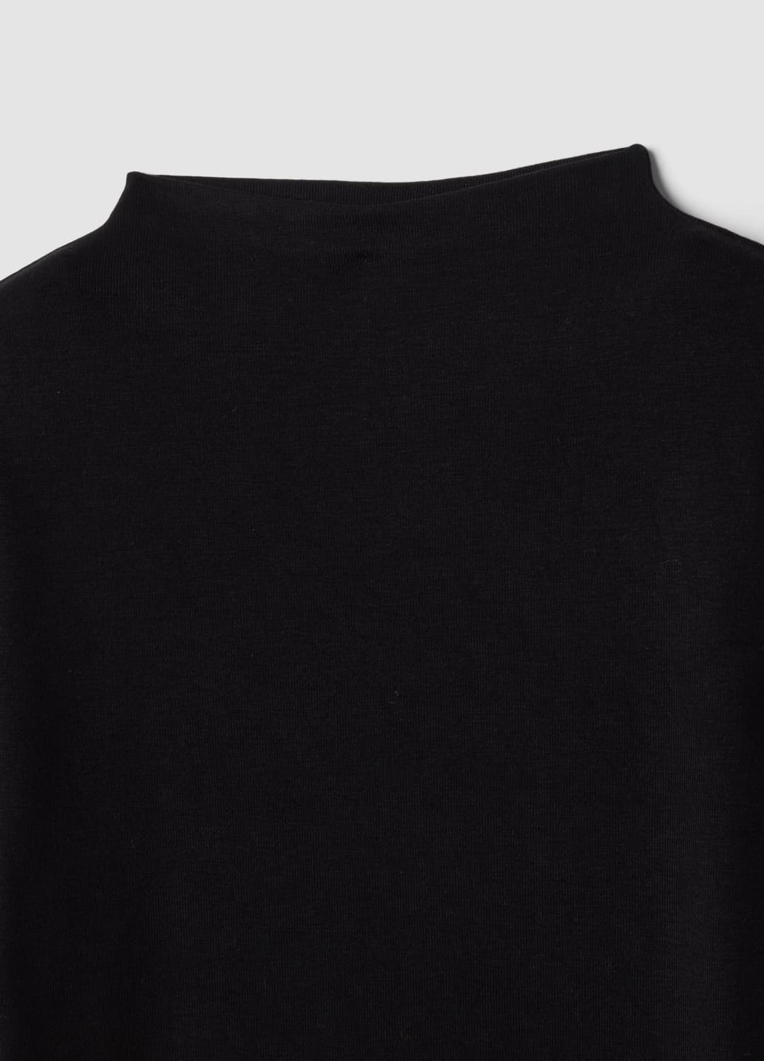 Schwarzes T-shirt Aus Elastischer Viskose Mit Rundhalsausschnitt | OVS Schwarzes T-shirt Aus Elastischer Viskose Mit Rundhalsausschnitt - 5 | OVS