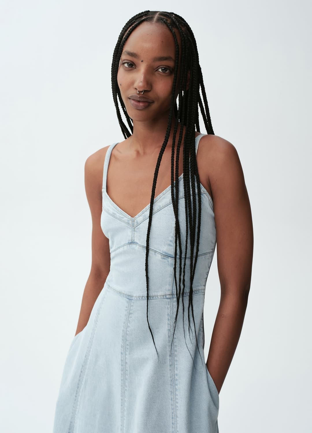 Abito Midi In Cotone Elasticizzato | OVS Abito Midi In Cotone Elasticizzato - 3 | OVS