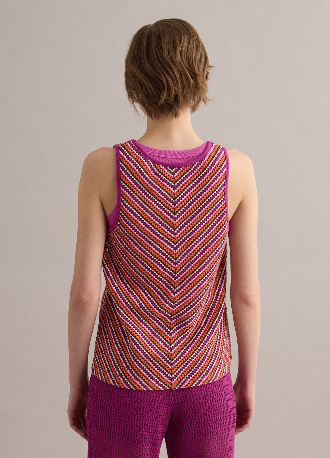 Mehrfarbiges Häkel-tanktop Aus Stretchstoff | OVS Mehrfarbiges Häkel-tanktop Aus Stretchstoff - 3 | OVS
