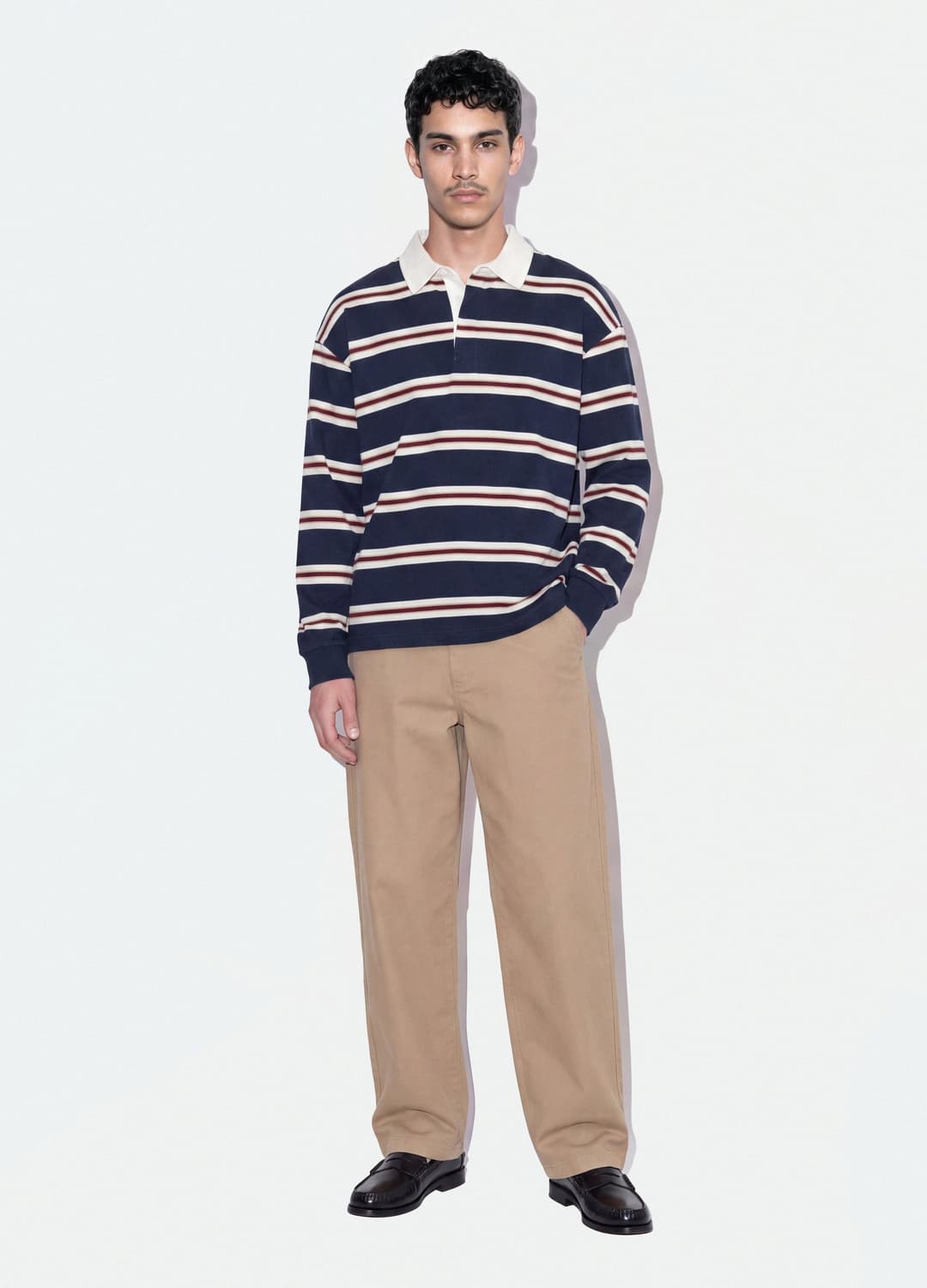 Pantaloni Chino Beige In Puro Cotone Barrel Fit | OVS Pantaloni Chino Beige In Puro Cotone Barrel Fit - 0 | OVS