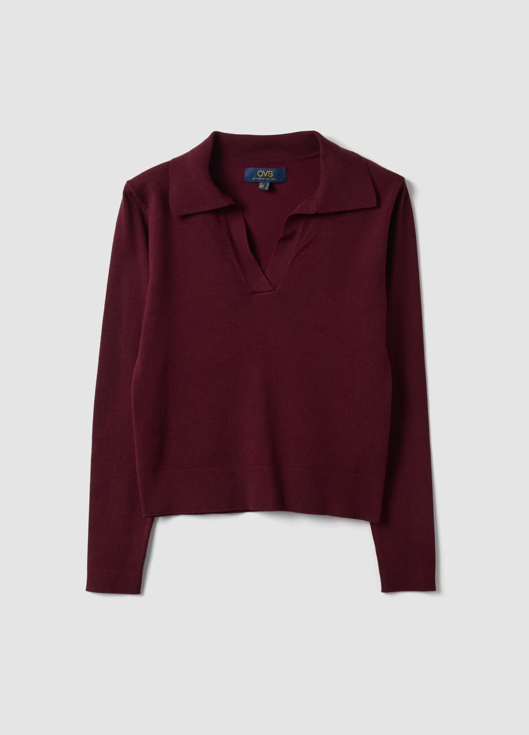 Maglia Marrone In Misto Viscosa Con Colletto Polo Regular Fit | OVS Maglia Marrone In Misto Viscosa Con Colletto Polo Regular Fit - 4 | OVS