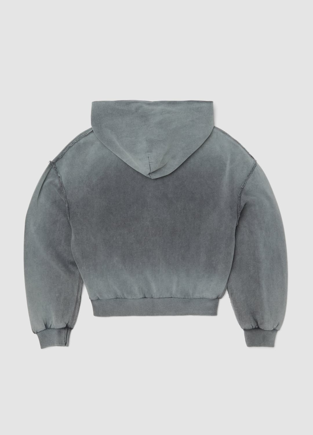 Sunfaded Hoodie Mit Durchgehendem Reißverschluss In Vintage Grey | OVS Sunfaded Hoodie Mit Durchgehendem Reißverschluss In Vintage Grey - 1 | OVS