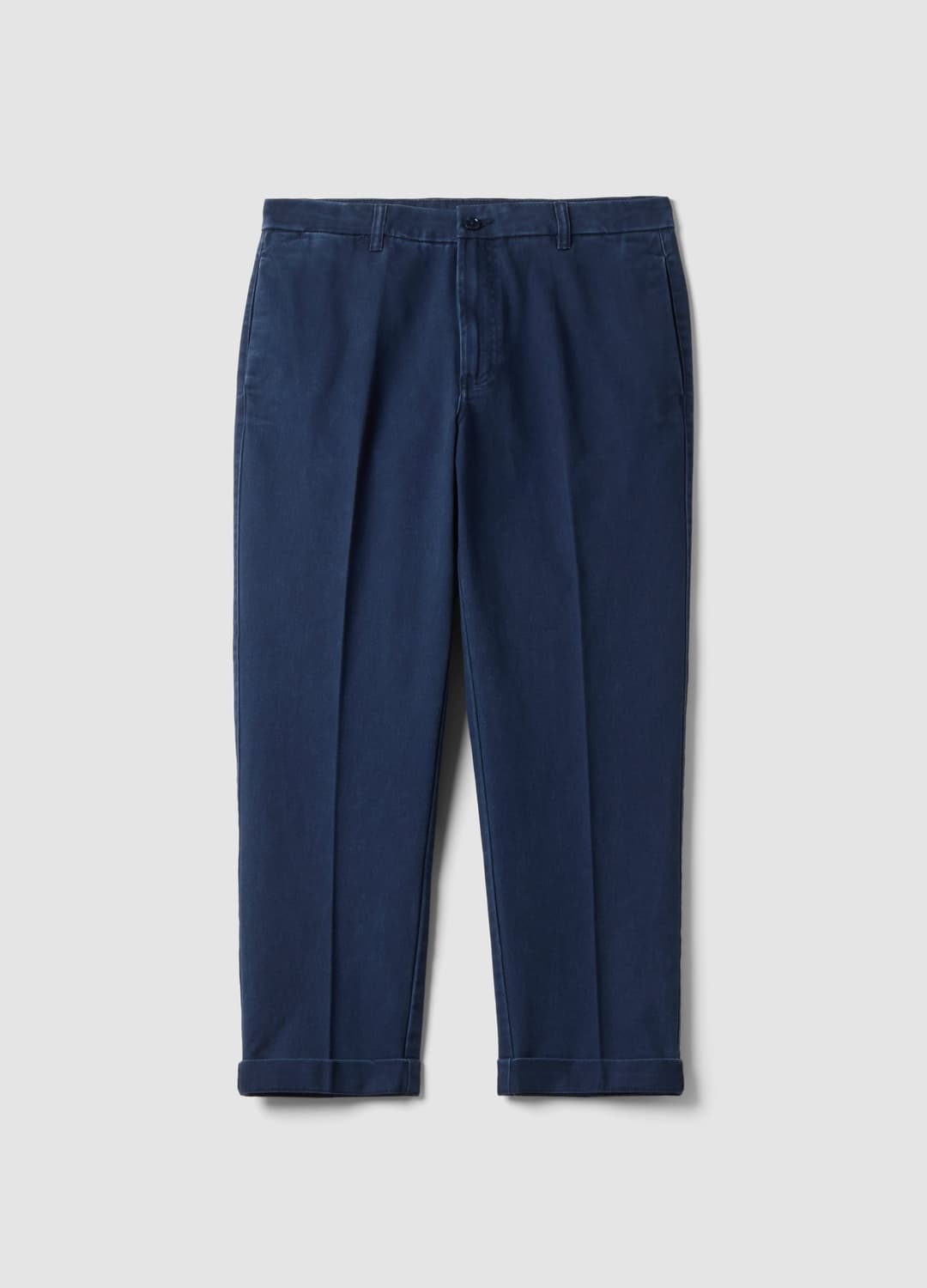 Blaue Chinohose Aus Reiner Baumwolle Im Carrot Fit | OVS Blaue Chinohose Aus Reiner Baumwolle Im Carrot Fit - 0 | OVS