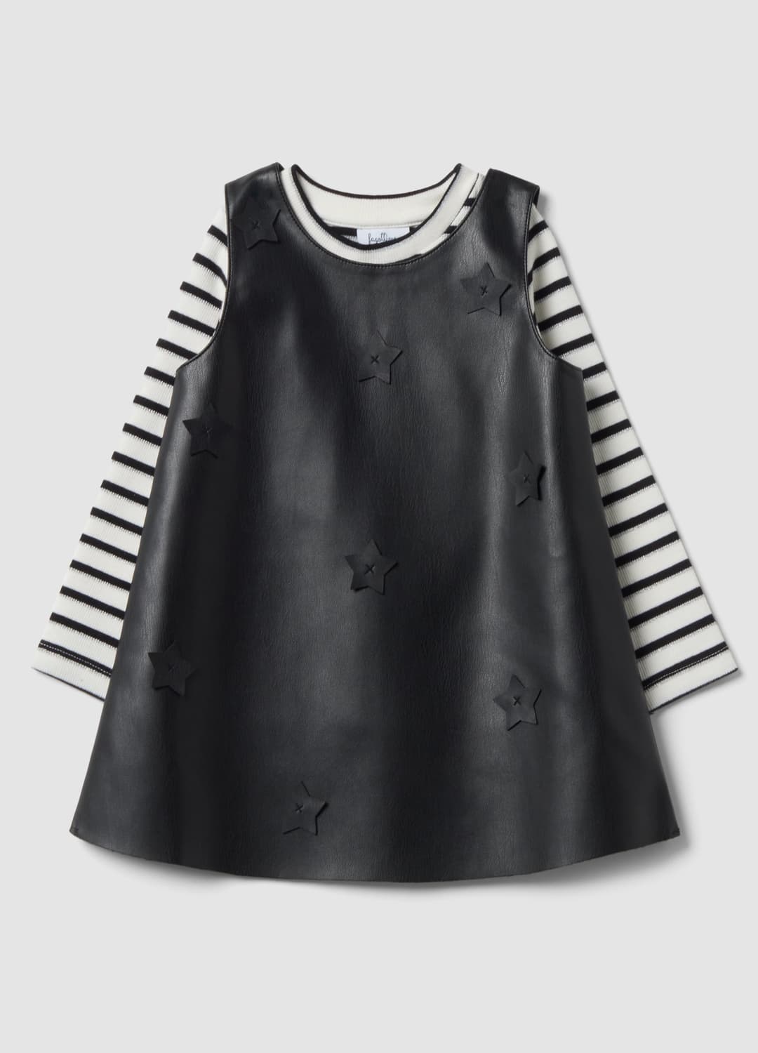 Set Nero Con Abito Girocollo E Maglia A Righe Girocollo | OVS Set Nero Con Abito Girocollo E Maglia A Righe Girocollo - 0 | OVS