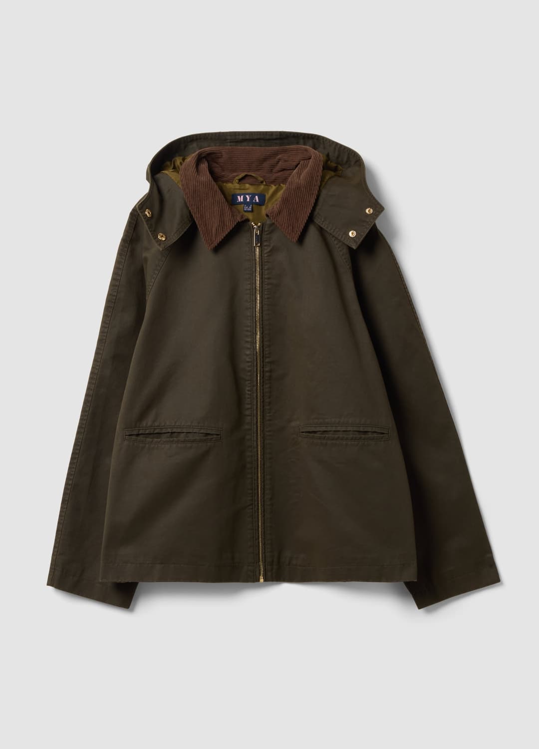Grüner Parka Aus Baumwollmix Mit Abnehmbarer Kapuze | OVS Grüner Parka Aus Baumwollmix Mit Abnehmbarer Kapuze - 0 | OVS