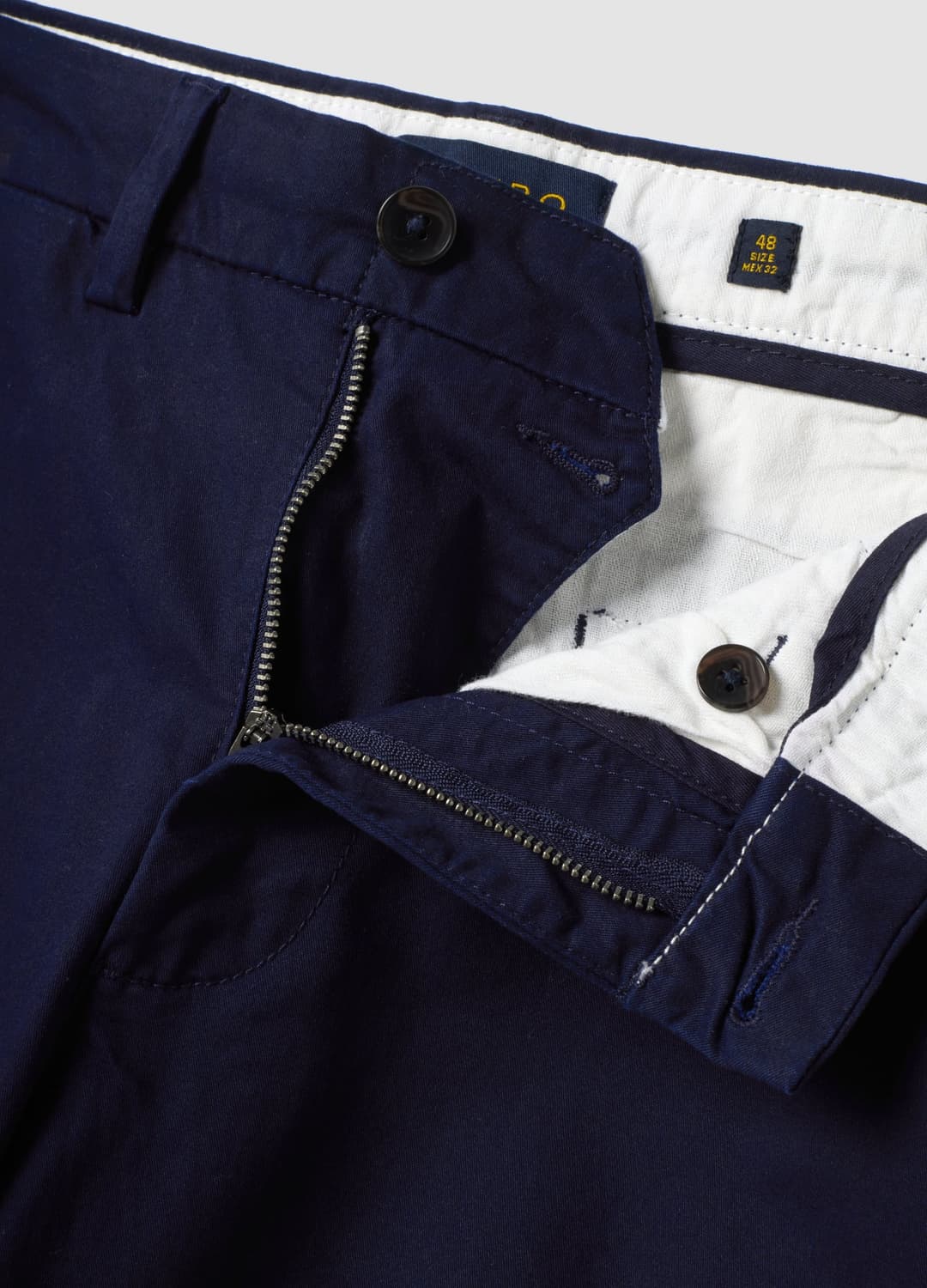 Pantaloni Chino Blu In Twill Di Cotone Elasticizzato Regular Fit | OVS Pantaloni Chino Blu In Twill Di Cotone Elasticizzato Regular Fit - 5 | OVS