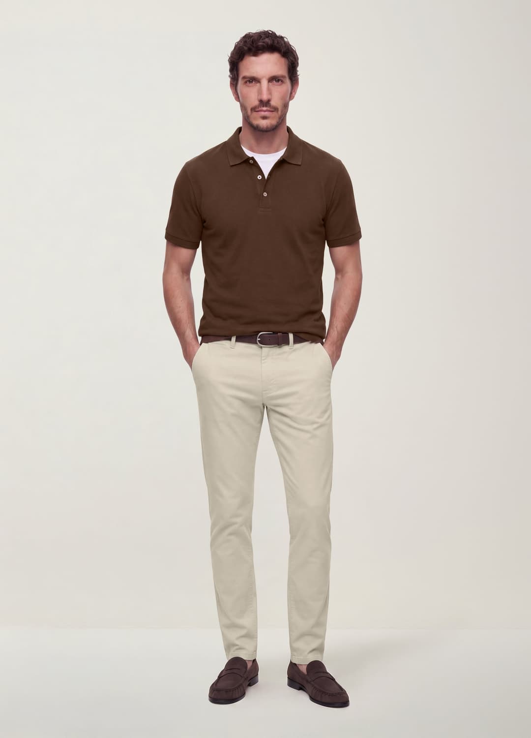 Pantaloni Verdi In Twill Di Cotone Elasticizzato Slim Fit | OVS Pantaloni Verdi In Twill Di Cotone Elasticizzato Slim Fit - 0 | OVS