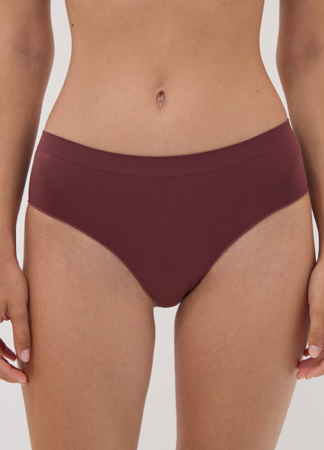 Slip Marroni In Microfibra Elasticizzata | OVS Slip Marroni In Microfibra Elasticizzata - 1 | OVS