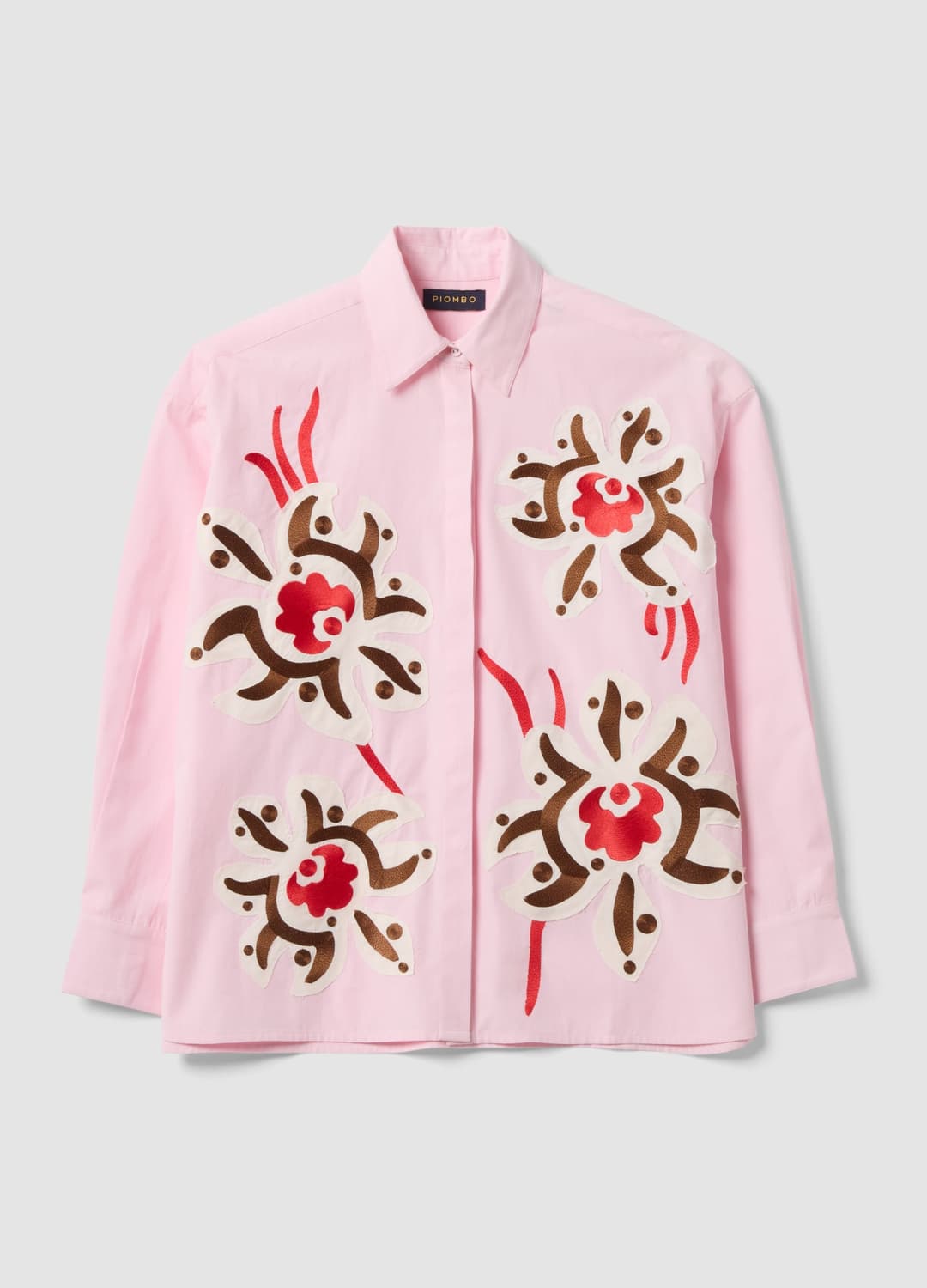 Camicia Rosa In Popeline Di Puro Cotone Con Stampa Floreale Regular Fit | OVS Camicia Rosa In Popeline Di Puro Cotone Con Stampa Floreale Regular Fit - 4 | OVS